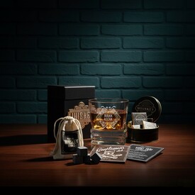  - Hediyelik İsme Özel Elegan Viski Seti