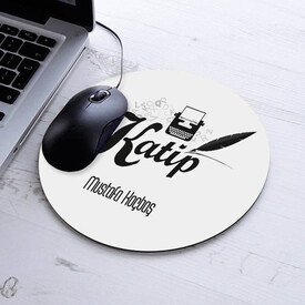  - Hediyelik Katip Temalı Yuvarlak Mousepad