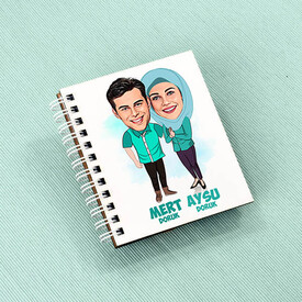 Her Anımız Birlikte Olsun Karikatürlü Defter - Thumbnail