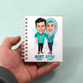 Her Anımız Birlikte Olsun Karikatürlü Defter - Thumbnail