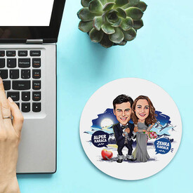  - Her Zaman Beraberiz Karikatürlü Mousepad