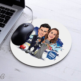 Her Zaman Beraberiz Karikatürlü Mousepad - Thumbnail