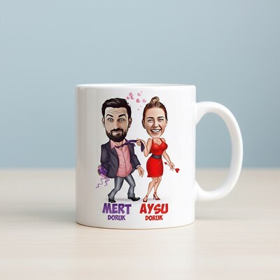  - Hiçbir Yere Bırakmam Karikatürlü Kupa Bardak