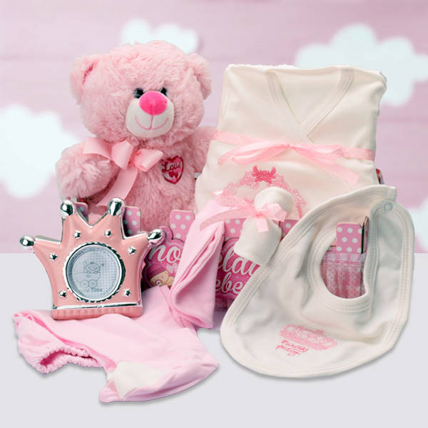 Hoşgeldin Bebeğim Kız Bebek Hediye Sepeti