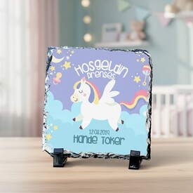  - Hoşgeldin Prenses Kız Bebek Taş Baskı