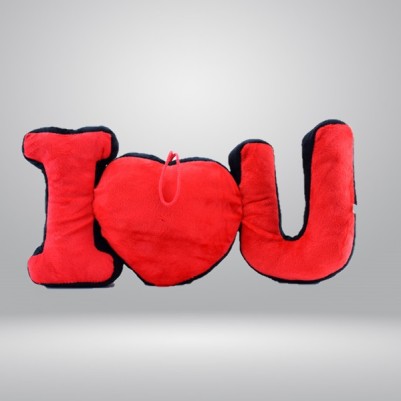 I Love You Peluş Yastık - Thumbnail