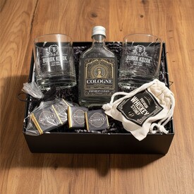  - İkili Viski Kadehleri ve Erkeğe Özel Kolonya Hediye Kutusu