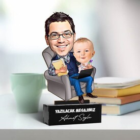 İlgili Baba Karikatürlü Biblo - Thumbnail