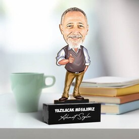 İlham Kaynağım Babam Karikatürlü Biblo - Thumbnail