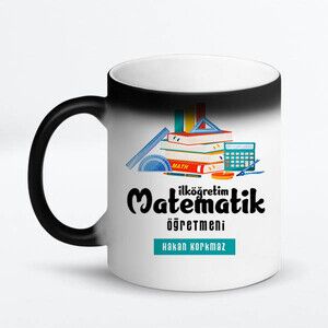 İlköğretim Matematik Öğretmenlerine Özel Bardak - Thumbnail