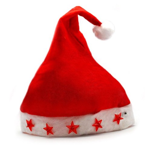 Işıklı Noel Baba Şapkası