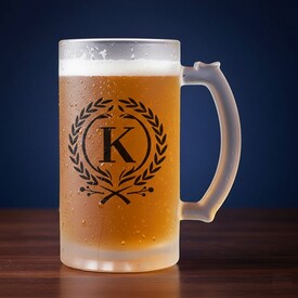  - İsim Baş Harfli Hediyelik Tasarım Bira Kadehi