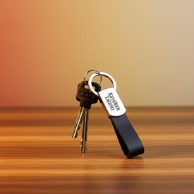  - İsim Yazılı Deri Anahtarlık