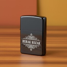 - İsim Yazılı Premium Kalite Metal Çakmak