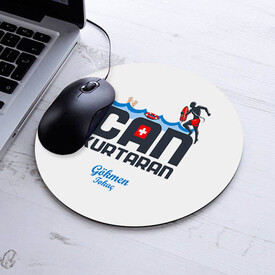  - İsimli Can Kurtaran Temalı Yuvarlak Mousepad