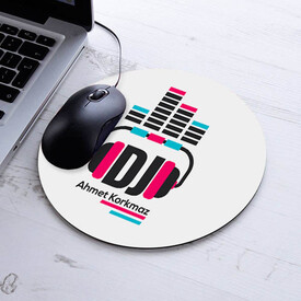  - İsimli DJ'lere Özel Yuvarlak Mousepad