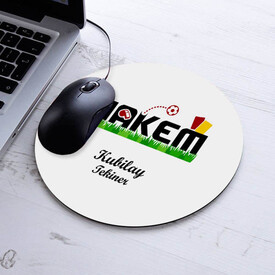 İsimli Hakemlere Özel Yuvarlak Mousepad - Thumbnail