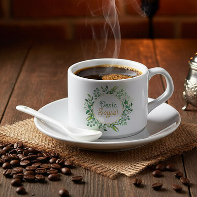 - İsimli Hediyelik Kişiye Özel Nescafe Fincanı