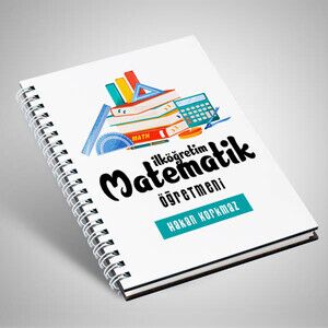 İsimli İlköğretim Matematik Öğretmeni Defter - Thumbnail