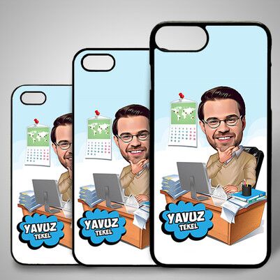  - İşkolik Karikatürlü Iphone Kapak