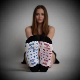  - İsme Özel 2'li Sevgili Çorap Seti