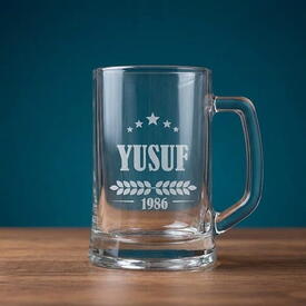  - İsme Özel Bira Bardağı