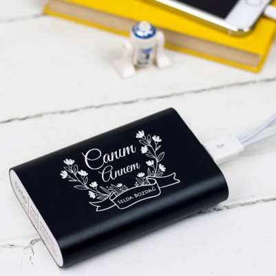  - İsme Özel Canım Annem PowerBank
