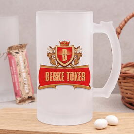  - İsme Özel Gold Bira Bardağı