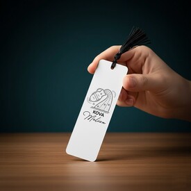  - İsme Özel Kova Burcu Kitap Ayracı