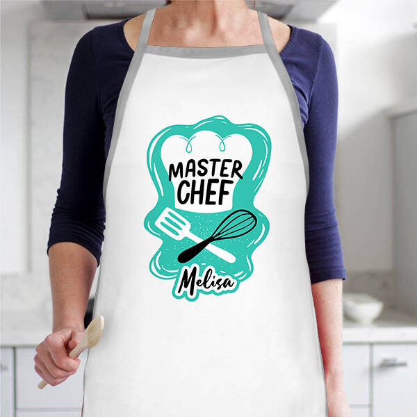 İsme Özel Master Chef Mutfak Önlüğü