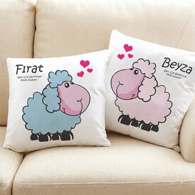  - İsme Özel Minik Kuzum Aşk Yastıkları