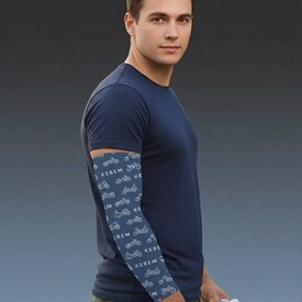  - İsme Özel Motorcu Desenli Erkek Kol Çorabı