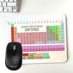  - İsme Özel Periyodik Cetvel Mousepad