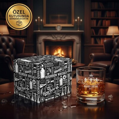  - İsme Özel Prestijli Viski Bardağı