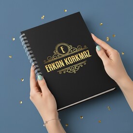  - İsme Özel Şık Kapaklı Sevgili Defteri