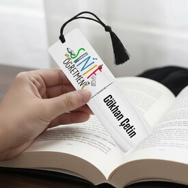  - İsme Özel Sınıf Öğretmeni Kitap Ayracı