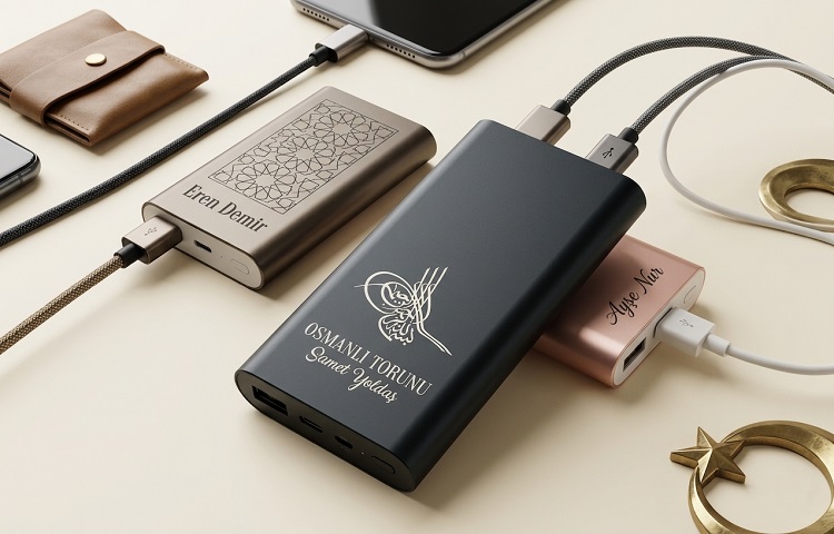 İsme Özel Taşınabilir Şarj Modelleri