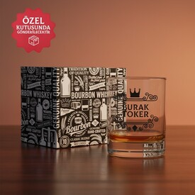  - İsme Özel Viski Bardağı Hediyelik Orijinal Kutusunda