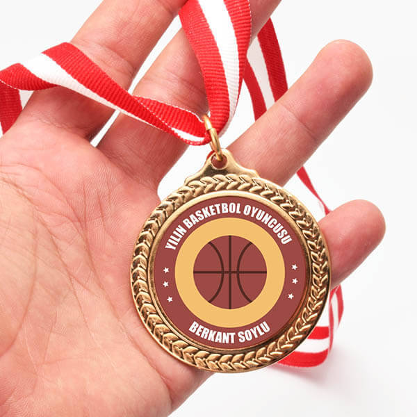 İsme Özel Yılın Basketbolcusu Madalyonu