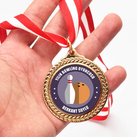 İsme Özel Yılın Bowling Oyuncusu Madalyonu - Thumbnail