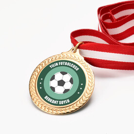 İsme Özel Yılın Futbolcusu Madalyonu - Thumbnail