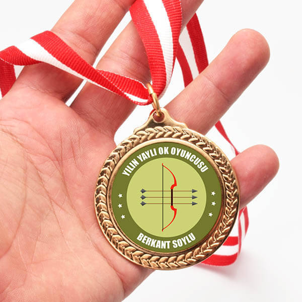 İsme Özel Yılın Okçusu Madalyonu