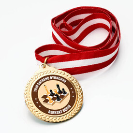  - İsme Özel Yılın Satranç Oyuncusu Madalyonu
