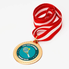  - İsme Özel Yılın Tenis Oyuncusu Madalyonu