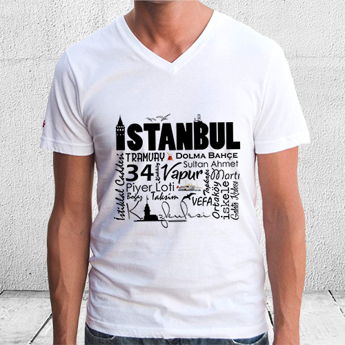 İstanbul Benim Herşeyim Erkek Tişörtü