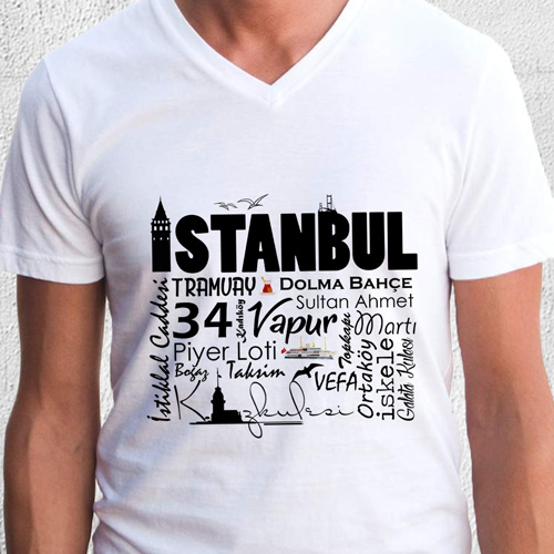 İstanbul Benim Herşeyim Erkek Tişörtü