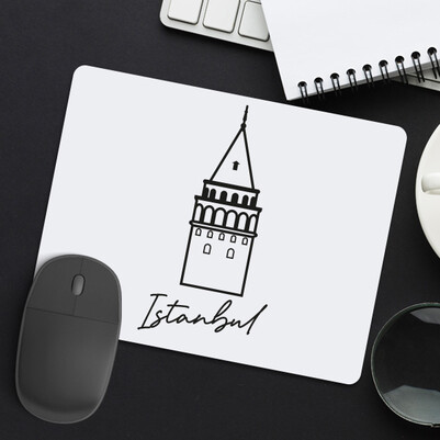  - İstanbul Galata Kulesi Tasarımlı Mousepad