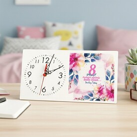  - Kadınlar Günü için Tasarlanmış Orijinal Masa Saati