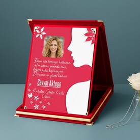  - Kadınlar Gününe Özel Fotoğraflı Plaket