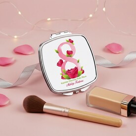  - Kadınlara Özel 8 Mart Temalı Makyaj Aynası